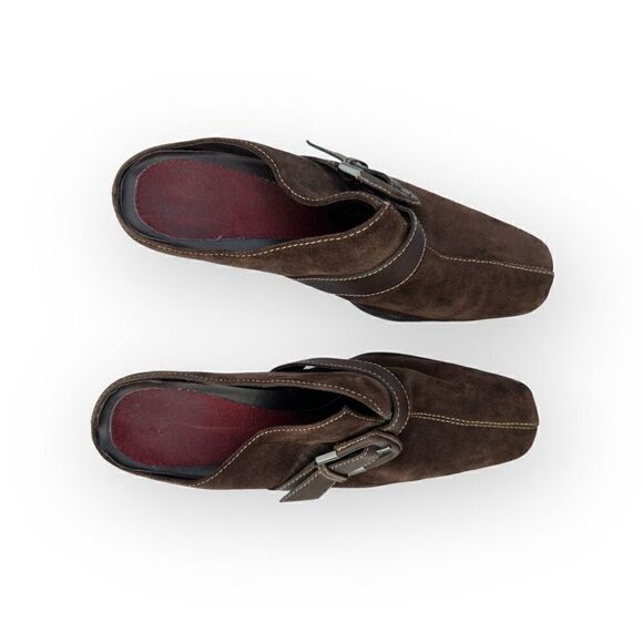 Aerosoles heeled slip on mule brown sides women’s size 7.5 - Picture 7 of 13